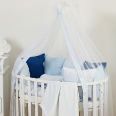 Дитяча постільна білизна 8 ел Twins Dolce Горошки 4066-DP-408, blue